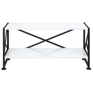 Otto Mini Tv Sehpası-Tv Ünitesi Beyaz-100 cm - Görsel 3